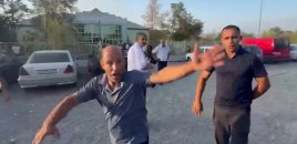 İTV əməkdaşlarının çəkiliş aparmasına mane oldular - Polis araşdırır - VİDEO