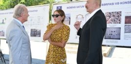 Möminə xatun türbəsində aparılan işlərlə tanışlıq - FOTOLAR