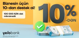 Biznesin üçün 10-dan dəstək al!