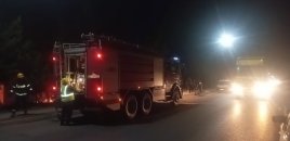 Bakı-Quba yolunun kənarında OBYEKT YANIB