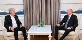 İlham Əliyev Viktor Yuşenkonu qəbul etdi