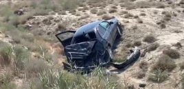Bu yolda tez-tez hadisələr baş verir: çəkiliş zamanı daha bir qəza oldu - VİDEO