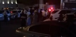 "Təbrik Palace" restoranının qarşısında kütləvi dava - VİDEO