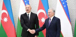 Daşkənd görüşündə Azərbaycan-Özbəkistan dostluğunu əks etdirən VİDEOÇARX