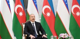 İlham Əliyev Özbəkistanda "Yeni Daşkənd" layihəsi ilə tanış olub - VİDEO