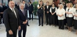 Azərbaycan və Özbəkistan liderləri Nizami Gəncəvinin adını daşıyan universitetin tələbələri ilə görüşüblər - VİDEO