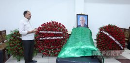 Xalq artisti Tofiq Bakıxanovla Təzə Pir məscidində vida mərasimi keçirilir