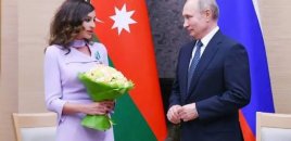 Putin Mehriban Əliyevanı təbrik etdi