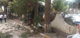 Bakıda marşrut avtobusu 3 maşını əzib hasara çırpıldı - FOTO
