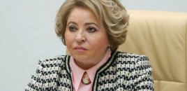 Valentina Matviyenko Mehriban Əliyevaya zəng edib