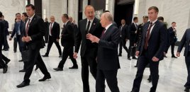 İlham Əliyevlə Vladimir Putin Bişkekdə ŞƏT sammiti çərçivəsində söhbət ediblər - FOTO