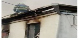 Şəkidə fərdi yaşayış evi yandı