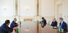 İlham Əliyev ATƏT Parlament Assambleyasının prezidentini qəbul etdi