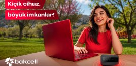 Bakcell Mi-Fi ilə interneti özünlə apar və harada olsan, onlayn qal