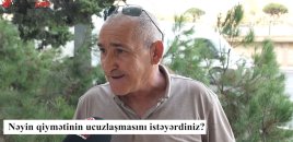 Nəyin qiymətinin ucuzlaşmasını istəyərdiniz? – VİDEOSORĞU