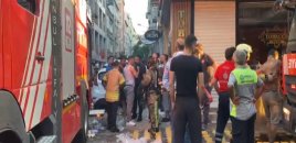 İstanbulda hoteldə yanğın - 12 nəfər xəsarət aldı