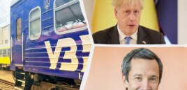 Rusiyanın Ukrayna-Polşa sərhədində zərbə endirdiyi qatarda Boris Conson və Mertsin müşaviri də olub