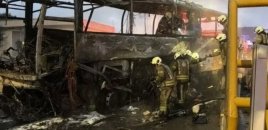Türkiyədə avtobus yandı - Ölənlər və yaralananlar var - FOTO
