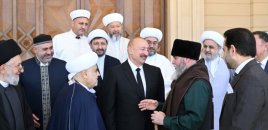 Prezidentin konfrans iştirakçıları ilə görüşündən VİDEOÇARX