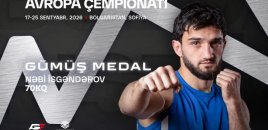 Boksçumuz Avropa çempionatında gümüş medal qazandı