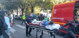 Fransada insident: Sürücü avtomobili kütlənin üzərinə sürdü