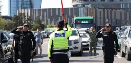 Azərbaycanda şəhidlərin xatirəsi bir dəqiqəlik sükutla yad edildi - FOTOLAR