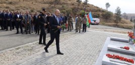 Zəngilan və Cəbrayıl rayonlarında şəhidlərin xatirəsi anılıb - FOTO