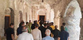 Azərbaycan Alban-Udi Dini İcmasının nümayəndələri Xudavəng Monastır Kompleksini ziyarət edirlər