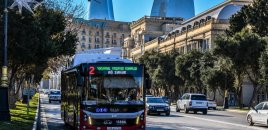 Bakıda 16 avtobusun hərəkət sxemi müvəqqəti dəyişdirilir