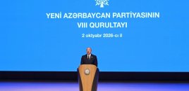 YAP-ın VIII Qurultayı keçirilir, İlham Əliyev çıxış edir