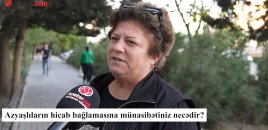 Azyaşlıların hicab bağlamasına münasibətiniz necədir? – VİDEOSORĞU
