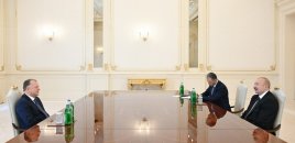 İlham Əliyev Beynəlxalq Cüdo Federasiyasının prezidentini qəbul edib - FOTO
