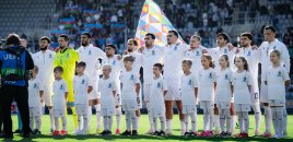 Millətlər Liqası: Azərbaycan - Litva matçında ilk hissə başa çatdı