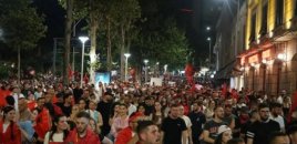 Albaniyada 127 gündür, etirazlar davam edir