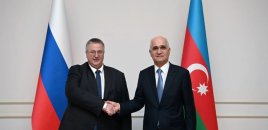 Azərbaycan və Rusiya rəsmiləri Şimal-Cənub Dəhlizinin inkişafını müzakirə ediblər