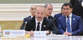 Türkmənbaşı şəhərində sənədlərin imzalanması mərasimi oldu