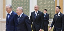 Türkmənbaşıda Xəzər Ekoloji Sammitinin geniş tərkibdə iclası keçirilir - FOTO