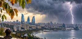 Azərbaycanın bəzi rayonlarında yağış yağacaq, şimşək çaxacaq - PROQNOZ