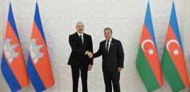 Kamboca Baş nazirinin Bakıda rəsmi qarşılanma mərasimi olub - FOTO