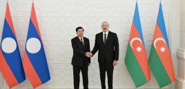 Azərbaycan ilə Laos arasında Birgə Bəyanat qəbul olunub və sənədlər mübadilə edilib