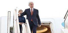 Qazaxıstan Prezidentinin Azərbaycana səfəri başladı - FOTOLAR