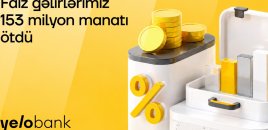 “Yelo Bank” 2026-cı ilin 3-cü rübünü artımla başa vurdu