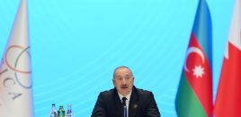 Prezident: Azərbaycan ikili standartların tətbiqi ilə bağlı zərərli praktikaya qarşı fəal şəkildə çıxış edir
