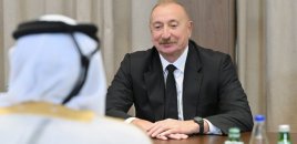 İlham Əliyev Qətər Əmiri ilə görüşüb - FOTOLAR