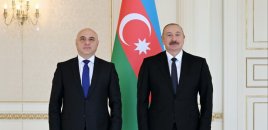 Prezident Gürcüstanın yeni səfirini qəbul etdi - FOTOLAR