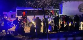 Türkiyədə yol qəzası nəticəsində 17 nəfər xəsarət alıb
