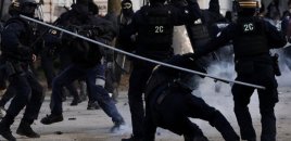 Fransadakı iğtişaşlara görə - 1800 nəfər saxlanıldı