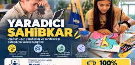 Uşaqlar üçün “Kreativ sahibkar” proqramı başlayır