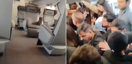 Bakı-Sumqayıt qatarında sıxlıq: Sərnişinlər ayaq üstə, VIP yerlər isə boş – VİDEO