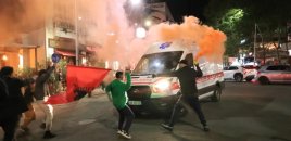 Etirazçılar baş nazirin iqamətgahına hücum çəkdilər